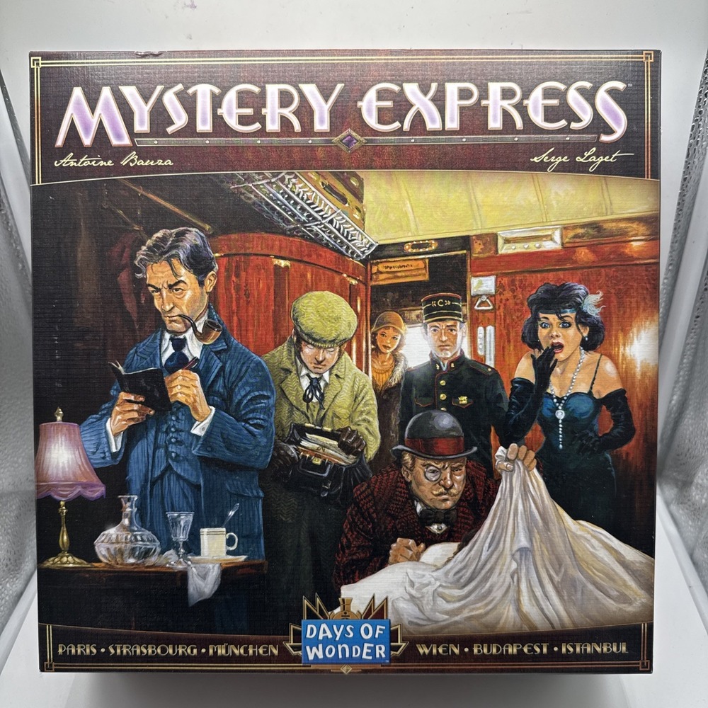 Mystery Express Board Game Days of Wonder 2010 | Murder Mystery Game | RARE